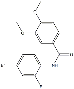 N-(4-bromo-2-fluorophenyl)-3,4-dimethoxybenzamide Structure
