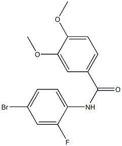  N-(4-bromo-2-fluorophenyl)-3,4-dimethoxybenzamide