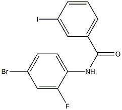 N-(4-bromo-2-fluorophenyl)-3-iodobenzamide