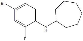 N-(4-bromo-2-fluorophenyl)cycloheptanamine Structure