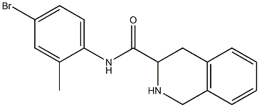 N-(4-bromo-2-methylphenyl)-1,2,3,4-tetrahydroisoquinoline-3-carboxamide Structure