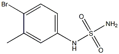 N-(4-bromo-3-methylphenyl)sulfamide Structure