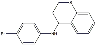 N-(4-bromophenyl)-3,4-dihydro-2H-1-benzothiopyran-4-amine Structure