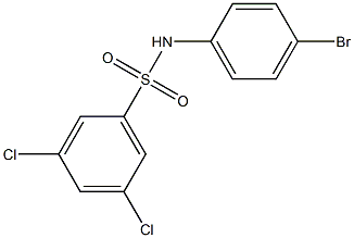 N-(4-bromophenyl)-3,5-dichlorobenzene-1-sulfonamide Structure