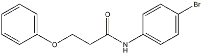 N-(4-bromophenyl)-3-phenoxypropanamide Structure