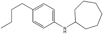 N-(4-butylphenyl)cycloheptanamine 结构式