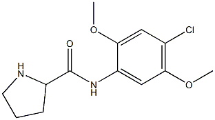 N-(4-chloro-2,5-dimethoxyphenyl)pyrrolidine-2-carboxamide