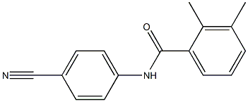 N-(4-cyanophenyl)-2,3-dimethylbenzamide,,结构式