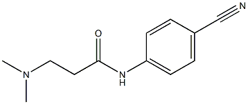 N-(4-cyanophenyl)-3-(dimethylamino)propanamide Structure