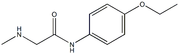 N-(4-ethoxyphenyl)-2-(methylamino)acetamide 结构式