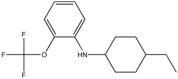 N-(4-ethylcyclohexyl)-2-(trifluoromethoxy)aniline Struktur