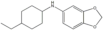 N-(4-ethylcyclohexyl)-2H-1,3-benzodioxol-5-amine Struktur