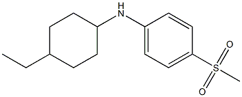 N-(4-ethylcyclohexyl)-4-methanesulfonylaniline Structure