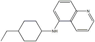 N-(4-ethylcyclohexyl)quinolin-5-amine,,结构式