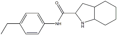 N-(4-ethylphenyl)-octahydro-1H-indole-2-carboxamide Struktur