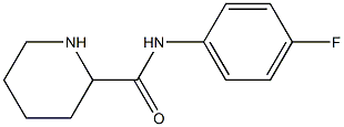 N-(4-fluorophenyl)piperidine-2-carboxamide 结构式