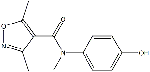 N-(4-hydroxyphenyl)-N,3,5-trimethyl-1,2-oxazole-4-carboxamide