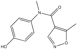 N-(4-hydroxyphenyl)-N,5-dimethyl-1,2-oxazole-4-carboxamide Structure
