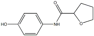 N-(4-hydroxyphenyl)oxolane-2-carboxamide 化学構造式