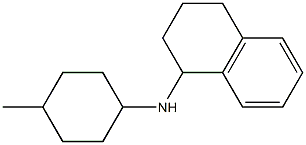 N-(4-methylcyclohexyl)-1,2,3,4-tetrahydronaphthalen-1-amine Structure