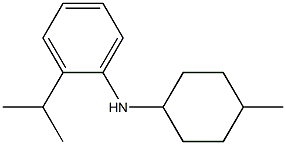 N-(4-methylcyclohexyl)-2-(propan-2-yl)aniline,,结构式