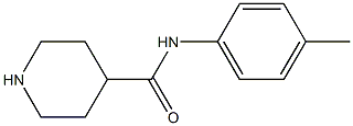 N-(4-methylphenyl)piperidine-4-carboxamide,,结构式