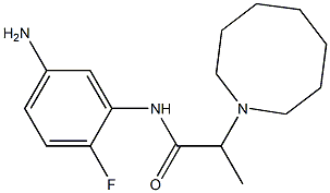  N-(5-amino-2-fluorophenyl)-2-(azocan-1-yl)propanamide