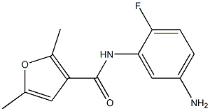 N-(5-amino-2-fluorophenyl)-2,5-dimethyl-3-furamide Structure