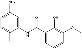  N-(5-amino-2-fluorophenyl)-2-hydroxy-3-methoxybenzamide