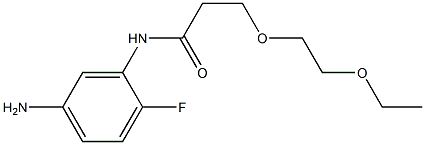 N-(5-amino-2-fluorophenyl)-3-(2-ethoxyethoxy)propanamide