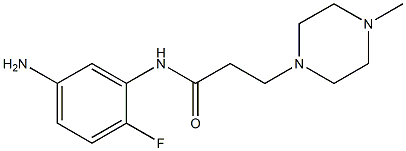  N-(5-amino-2-fluorophenyl)-3-(4-methylpiperazin-1-yl)propanamide