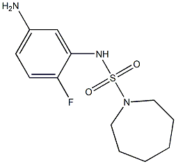 N-(5-amino-2-fluorophenyl)azepane-1-sulfonamide Structure