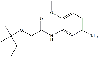 N-(5-amino-2-methoxyphenyl)-2-[(2-methylbutan-2-yl)oxy]acetamide Structure