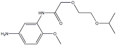 N-(5-amino-2-methoxyphenyl)-2-[2-(propan-2-yloxy)ethoxy]acetamide Structure