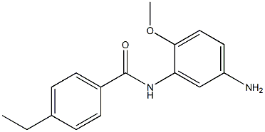 N-(5-amino-2-methoxyphenyl)-4-ethylbenzamide 结构式