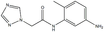 N-(5-amino-2-methylphenyl)-2-(1H-1,2,4-triazol-1-yl)acetamide Struktur