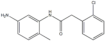 N-(5-amino-2-methylphenyl)-2-(2-chlorophenyl)acetamide Structure