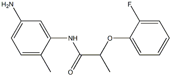 N-(5-amino-2-methylphenyl)-2-(2-fluorophenoxy)propanamide