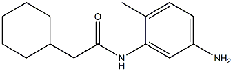 N-(5-amino-2-methylphenyl)-2-cyclohexylacetamide Structure