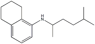 N-(5-methylhexan-2-yl)-5,6,7,8-tetrahydronaphthalen-1-amine Struktur