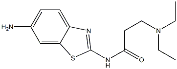 N-(6-amino-1,3-benzothiazol-2-yl)-3-(diethylamino)propanamide