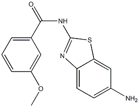 N-(6-amino-1,3-benzothiazol-2-yl)-3-methoxybenzamide Structure