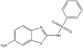 N-(6-amino-1,3-benzothiazol-2-yl)benzenesulfonamide