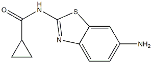 N-(6-amino-1,3-benzothiazol-2-yl)cyclopropanecarboxamide Structure
