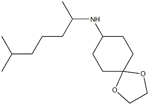 N-(6-methylheptan-2-yl)-1,4-dioxaspiro[4.5]decan-8-amine