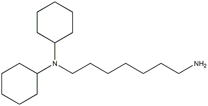 N-(7-aminoheptyl)-N-cyclohexylcyclohexanamine Structure
