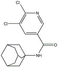 N-(adamantan-1-yl)-5,6-dichloropyridine-3-carboxamide Structure