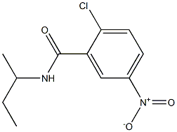 N-(butan-2-yl)-2-chloro-5-nitrobenzamide Structure