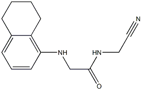 N-(cyanomethyl)-2-(5,6,7,8-tetrahydronaphthalen-1-ylamino)acetamide Structure