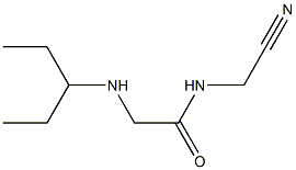  N-(cyanomethyl)-2-(pentan-3-ylamino)acetamide